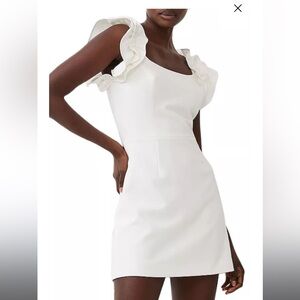 French Connection mini dress in white